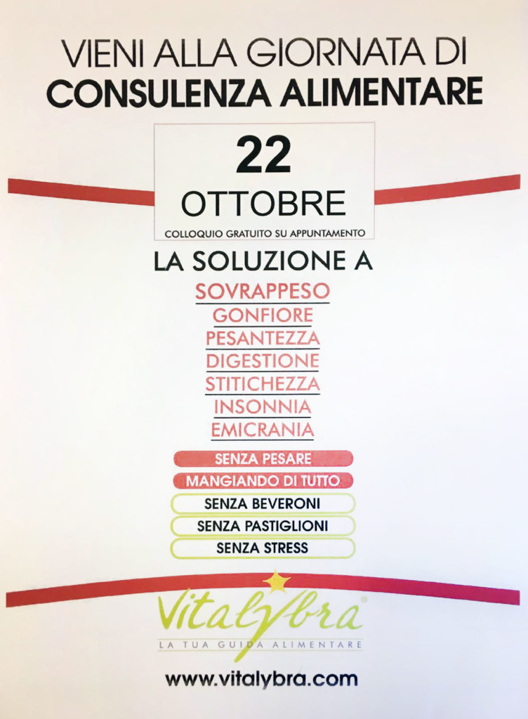 consulenza alimentare